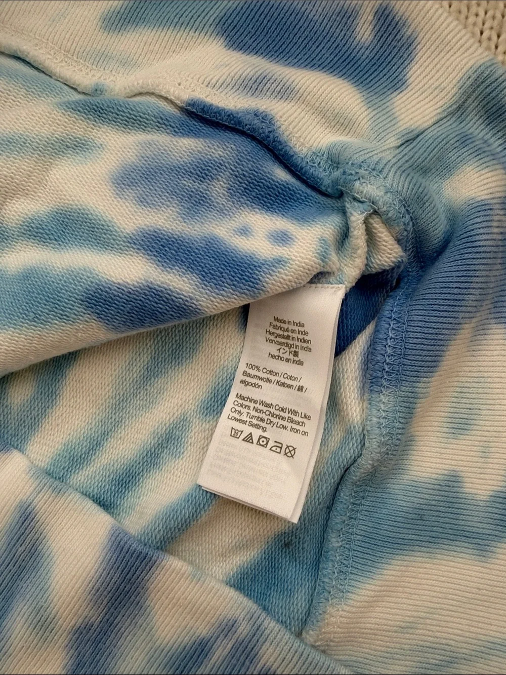 J Crew 100% Cotton Tie Dye 2 Piece Sweat Set Size XS - Picture 6 of 14
